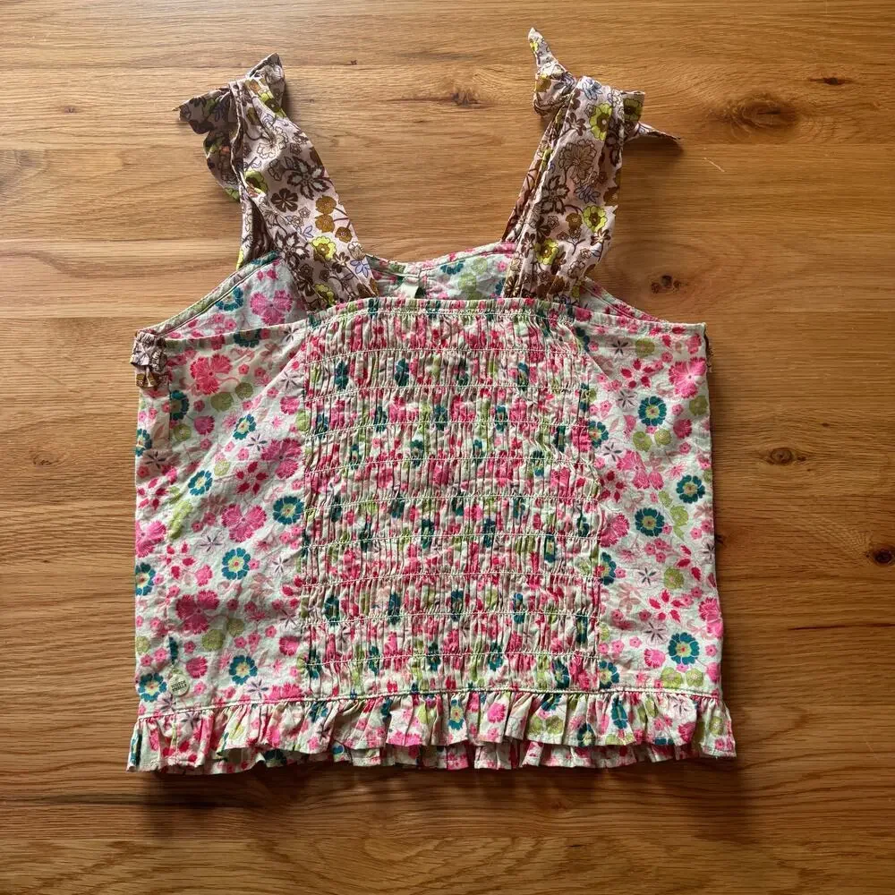 Scotch & Soda Girls Matching Set Tank Shorts Floral Boho Size 12